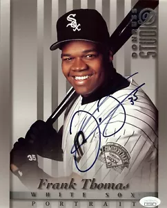 Frank Thomas Autographed 1997 Donruss Studio Portraits White Sox JSA CC77558 - Picture 1 of 2