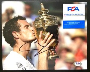 ANDY MURRAY SIGNED 8X10 PHOTO WIMBLEDON LONDON OLYMPICS FRENCH RIO TENNIS PSA - Picture 1 of 1
