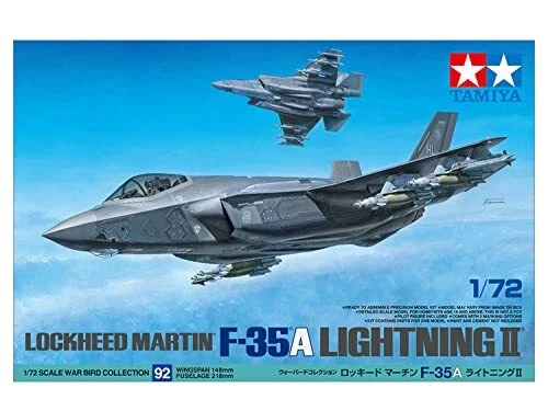 Tamiya 60792 F-35A Lightning II 1/72 Modern Jet Fighter Model Kit NUOVO Giappone