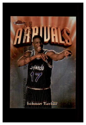 1997-98 TOPPS FINEST BASKETBALL ROOKIE #196 JOHNNY TAYLOR - Image 1 of 2