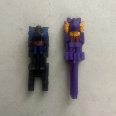 Transformers G1 1988 QUAKE HEATER & TIPTOP figure SET weapon targetmaster - Image 1 of 4