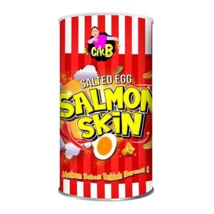 Crispy Salmon Skin Spicy Salted Egg Halal 260Gram - Picture 1 of 4