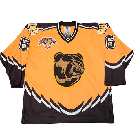 NHL Starter Boston Bruins Joe Thornton Pooh Bear Hockey Jersey, Rare #6, Sz 52 Cover