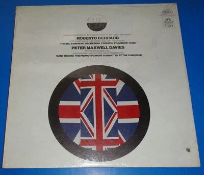 ROBERTO GERHARD Collages PETER MAXWELL DAVIES Revelation & Fall  Angel LP SEALED - Image 1 of 2