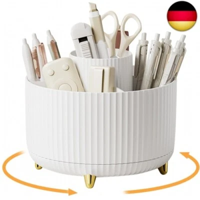 HAPHOME Schreibtisch Organizer Stiftehalter Drehbar Kinder - 360° Rotierende