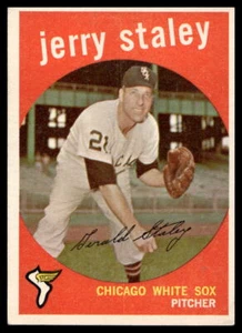1959 Topps #426 Jerry Staley Medias Blancas de Chicago en muy buen estado-muy buen estado - Imagen 1 de 2
