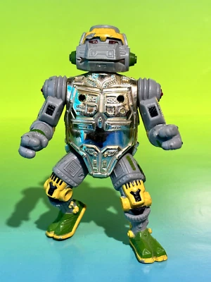 1989 年玩伴 TMNT Metalhead 机器人海龟 4.5 英寸复古可动人偶 — 第 1/4 张图片