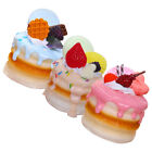 3pcs Artificial Cake Assortment for Photography and Home Decor