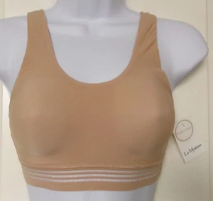 Le Mystere Second Skin wireless bralette size Small Style 8221 Natural (beige) - Picture 1 of 2