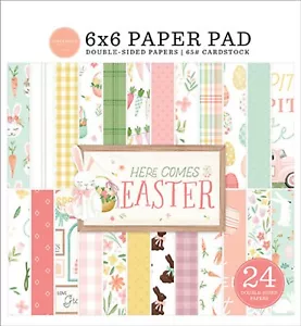 Carta Bella - Here Comes Easter 6x6 Paper Pad 24 Double-sided Sheets - Picture 1 of 1