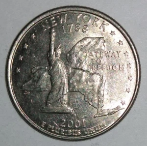 YOU PICK 5 FOR $5 + FREE SHIPPING - 2001 - P Mint - New York State Quarter - Picture 1 of 1