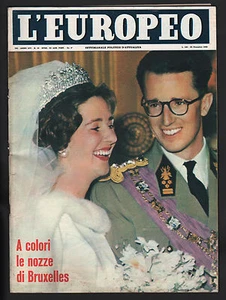 EUROPEO 52/1960 BAUDOUIN FABIOLA BELGIO CALZE OMSA HAILE' SELASSIE' ANOUK AIMEE  - Picture 1 of 1