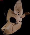 Leather Puppy Mask, Cosplay Dog Head, Mask,pup play Party ,adjustable ,pup play