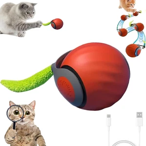 Juguete interactivo para gatos Speedy Tail 2.0, teaser electrónico móvil (naranja) - Imagen 1 de 12