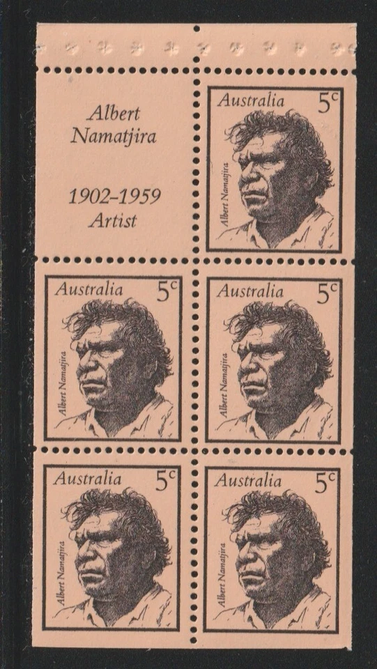 Australia   1968   Sc # 448a   Booklet    Pane of 5 + Label     MNH   OG - Image 1 of 1
