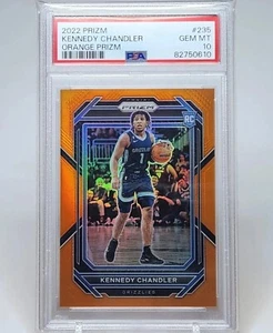 2022-23 Panini Prizm Kennedy Chandler #235 Rookie Orange Prizm /49 PSA 10 - Picture 1 of 2