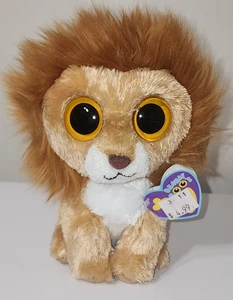 ST* Ty Beanie Boos KING the Lion 6" NEW MWMTs (STICKER) Plush Stuffed Animal Toy - Picture 1 of 8