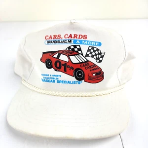 NASCAR Store Cars Cards & More Grand Blanc Michigan Vintage Snapback Hat Yupoong - Picture 1 of 6