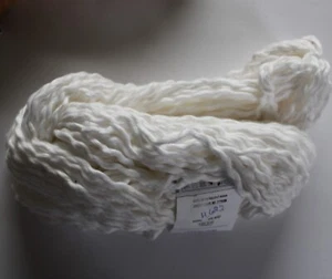 Punta Yarns Del Este Sud America Col CF1501 bianco 100% cotone 50 gr, 66yd - Foto 1 di 3