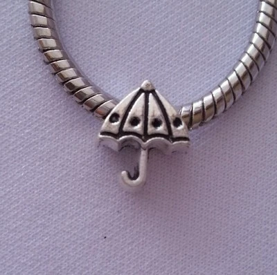 Umbrella Dangle Bead for Silver European Style Charm Bracelet - Image 1 of 3
