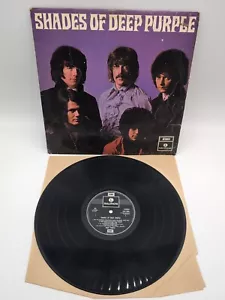 DEEP PURPLE Shades Of Deep Purple EMI-PARLOPHONE LP VG uk Vinyl - Picture 1 of 8