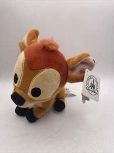 Peluche Bebé Bambi de los Parques Disney 8"" T x 7 1/2"" L Bobblehead Nuevo con Etiquetas Ciervo - Imagen 1 de 9