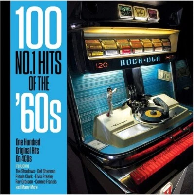 100 No. 1 Hits Of The 60s 4-CD Box Set NEW SEALED Elvis Presley/Crystals/Shadows - Image 1 of 4