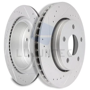 Rotores de discos de freno delanteros para Jeep Wrangler 2007 2008-2017 Jeep Wrangler JK 2018 - Imagen 1 de 8