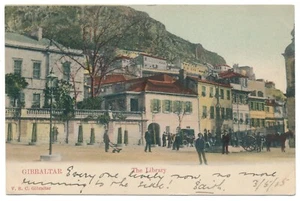 Garrison Library Gibraltar British Overseas Territory BOT V.B.C. Postcard 1905 - Bild 1 von 2