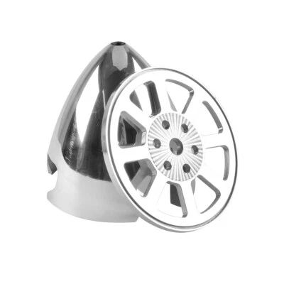 3 Blades 4" Drilled Aluminum Spinner For DLE 85/111 DA 85/100 3W50 EVO 58 MWS5 - Image 1 of 4