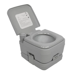 Portable Toilet 10L 2.6 Gallon Camping Toilet Flush Travel Potty Indoor/Outdoor - Picture 1 of 12
