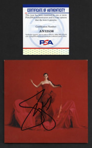 SELENA GOMEZ Signed Autographed 5 x 5 CD cover/sleeve - PSA COA
