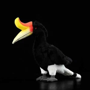 30cm Simulate Malay Hornbill Bird Plush Toy Kids Doll Toddler Doll Kids Gifts - Picture 1 of 5