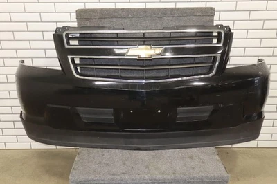 08-13 Chevy Tahoe Hybrid GMT900 OEM Front Bumper (Black 41U) - Image 1 of 4