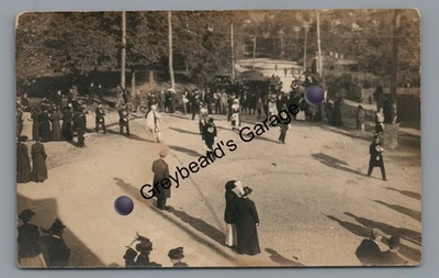 RPPC Old Home Week Parade COLUMBIA PA Lancaster County Real Photo Postcard - Image 1 of 2