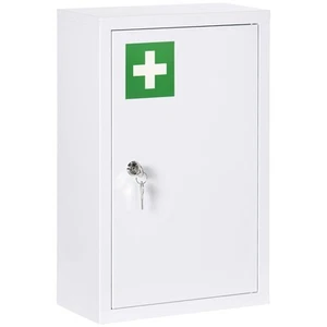 12"X18"Wall Medicine Cabinet with Lock 3 Tier Steel Locking for Bathroom Kitchen - Picture 1 of 9