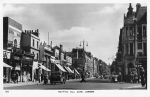 Postcard London UK Notting Hill Gate Early View RPPC. - Picture 1 of 2