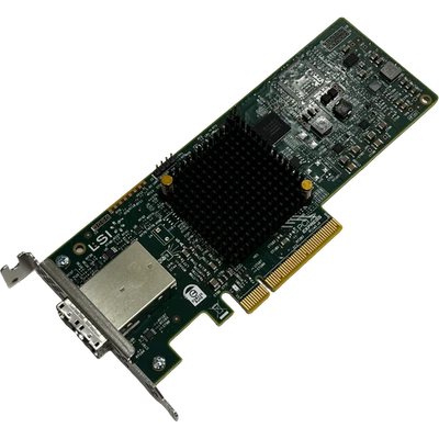 Avago 9300-8E SAS3 2-Port PCIe x8 HH Bracket Ext HBA Adapter - H3-25460-02H - Image 1 of 4