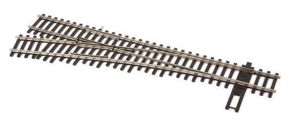 Walthers Track 83013 HO Scale Code 83 Nickel DCC Friendly Number 4 Turnout Left - Image 1 of 1