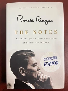 Ronald Reagan The Notes 1st Ed 1st Printing HC Signed "Douglas Brinkley" 2011 - Bild 1 von 14