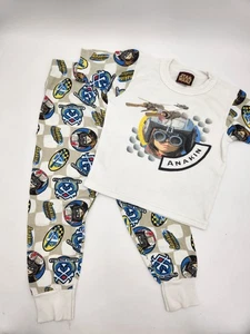 Vintage Kids Long Eddies Star Wars ANAKIN SKYWALKER Pajamas Size 7 Top & Bottoms - Picture 1 of 12