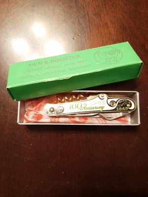 Cuchillo de camarero lente Stanhope 160 aniversario HEN & ROOSTER y caja original Foto 1 de 4