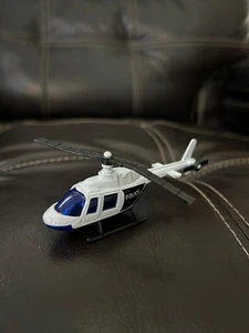 Polizei Hubschrauber Adventure Force Maisto DieCast Copter Chopper Flugzeug 1:64 3+ - Bild 1 von 3