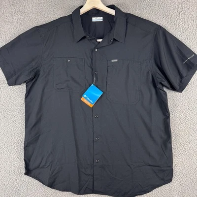 Columbia Shirt Mens XL Silver Ridge Utility Lite Short Sleeve Omni-Shade UPF 40 - Image 1 of 4