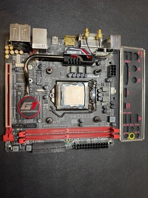 CPU Intel Core I7-6700K con placa madre Z170N-Gaming 5 ITX  Foto 1 de 3