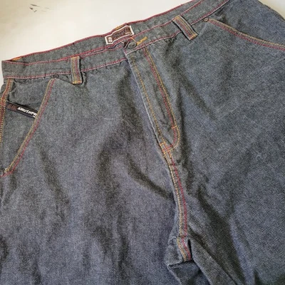 Vintage Southpole Men's 42x12 Gray Denim Hip Hop 90's Shorts - Image 1 of 4