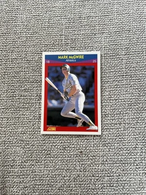 1990 Score Superstars - Mark McGwire #25 - Image 1 of 2