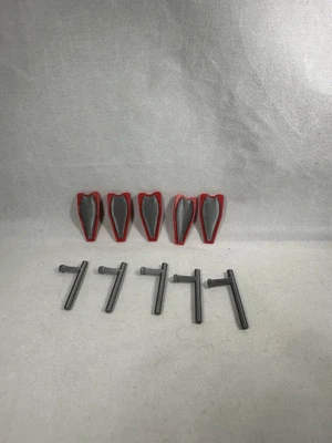 Escudo de soldado clon impreso personalizado paquete de 5 bastones accesorios compatibles con Lego Foto 1 de 4