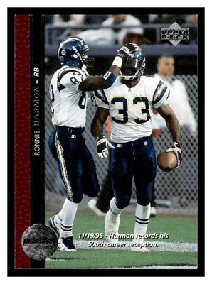 Ronnie Harmon #37 1996 Upper Deck San Diego Chargers - Image 1 of 2