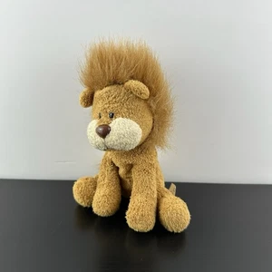 Russ Berrie Hektor Lion Luv Pets 6” Brown Chamois Fluffy Plush Stuffed Animal - Bild 1 von 6